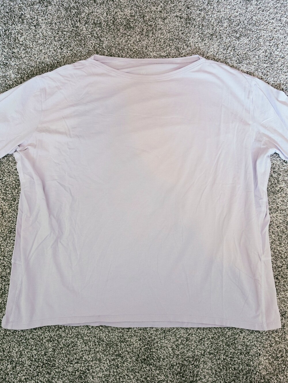 Lululemon Womans Flowy Light Purple Short Sleeve T-Shirt